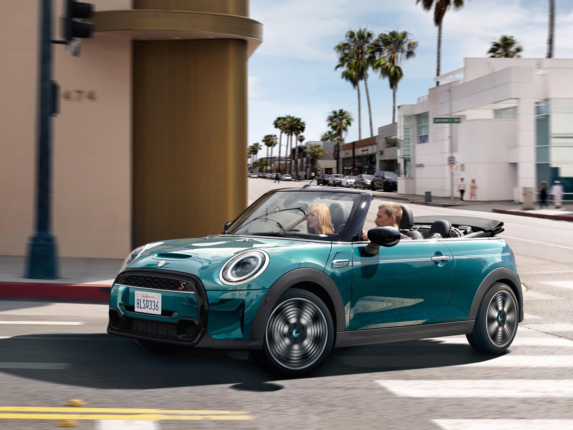 MINI Cabrio Seaside Edition – tető – felülnézetből